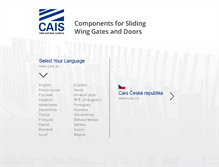 Tablet Screenshot of cais.cz